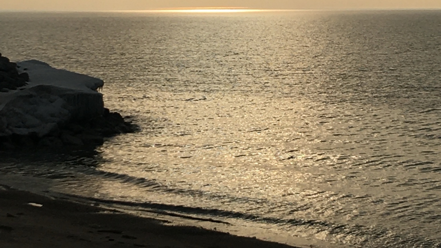 As dawn opens